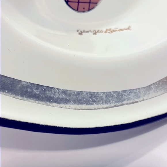 Vintage George’s Briand AMBOSIA Elegant White and Gold Divided Serving Platter - Picture 10 of 16